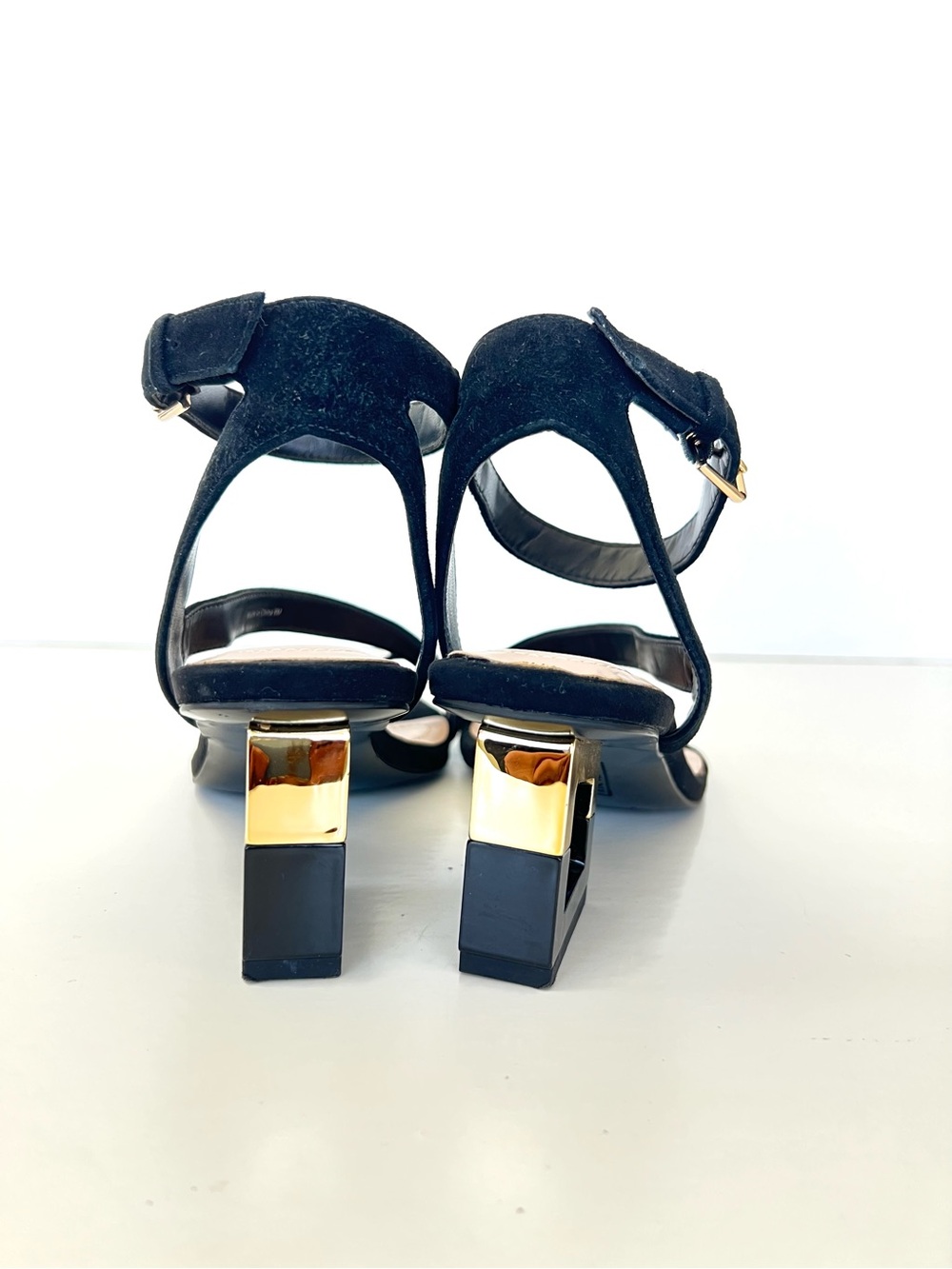 ALFANI Coreena Black Velvet Square Heel
Ankle Strap Dress Heel Sandal Sz 8 M - Picture 8 of 13